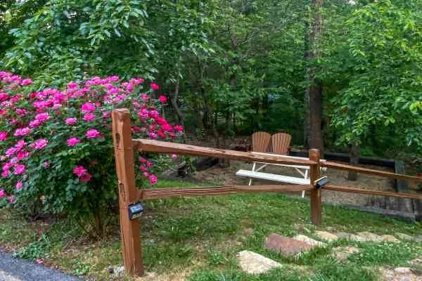 Rosebush at Bearfoot Paradise, a 3-bedroom cabin rental located in Pigeon Forge